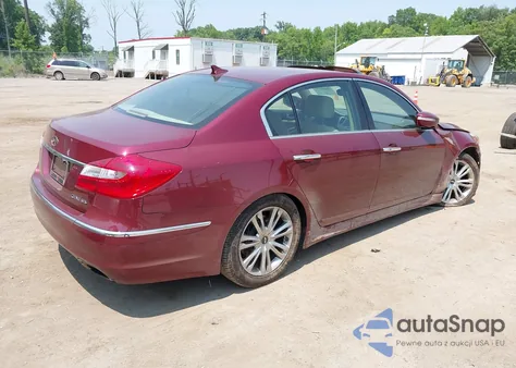 2012 Hyundai Genesis 3.8 из США, поврежденный, VIN KMHGC4DD6CU161732
